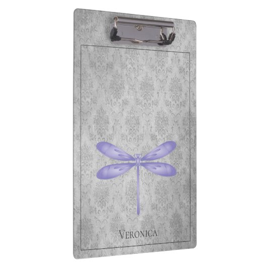Porte-bloc Damas de libellule violette (Swatch)