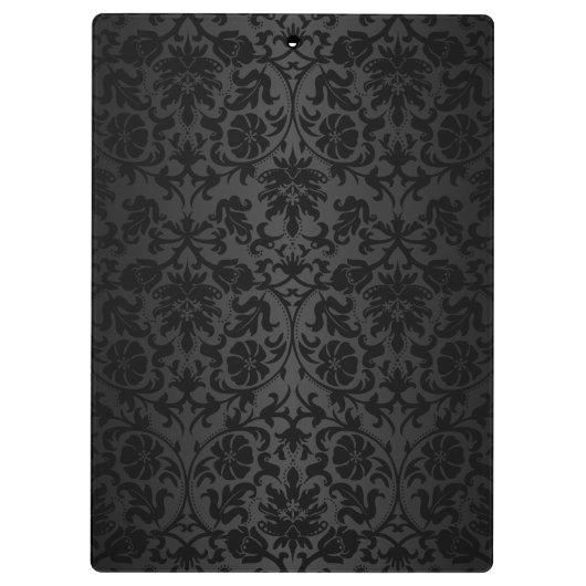 Porte-bloc Damas noir et design léopard rose vif (Dos)