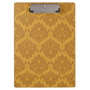 Porte-bloc Damassé d'or de luxe