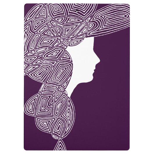 Porte-bloc Dame (Dos)