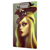 Porte-bloc Dame Steampunk (Gauche)