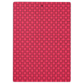 Porte-bloc Damier Rouge Noir (Dos)