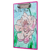 Porte-bloc Dans la pivoine rose (Gauche)