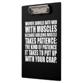 Porte-bloc Date Men With Muscles - Funky Bodybuilding (Gauche)