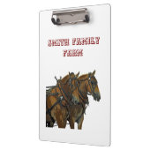 Porte-bloc d'attelage de chevaux de trait belges (Gauche)