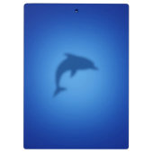Porte-bloc Dauphin bleu (Dos)