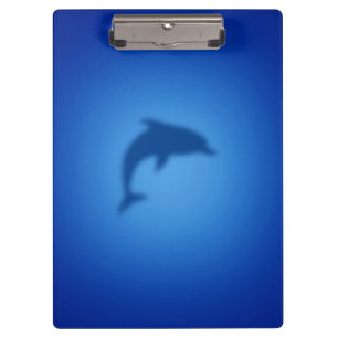 Porte-bloc Dauphin bleu