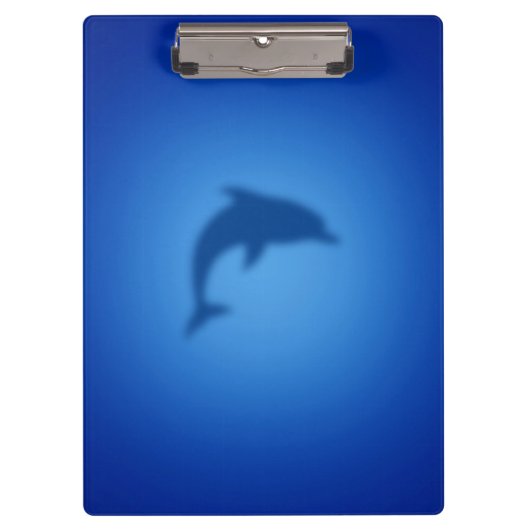 Porte-bloc Dauphin bleu (Devant)