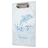 Porte-bloc Dauphin bleu Porte - bloc personnalisé (Gauche)