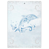 Porte-bloc Dauphin bleu Porte - bloc personnalisé (Dos)