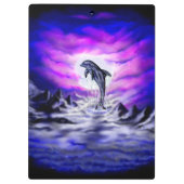 Porte-bloc Dauphin clair de lune (Dos)