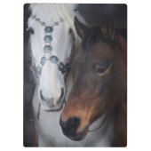Porte-bloc De beaux chevaux (Dos)
