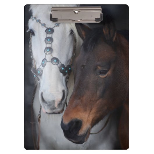 Porte-bloc De beaux chevaux (Devant)