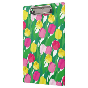 Porte-bloc De beaux tulipes Élégant Moderne Floral Printemps.