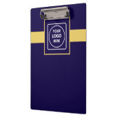 Porte-bloc de bureau Pro Logo Or Bleu Foncé (Gauche)
