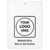 Porte-bloc de conception professionnelle avec logo (Dos)