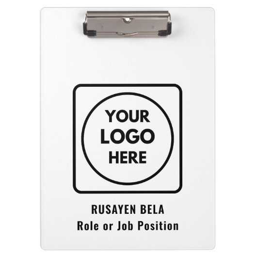 Porte-bloc de conception professionnelle avec logo (Devant)