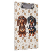 Porte-bloc De mignons amis dachshund (Swatch)