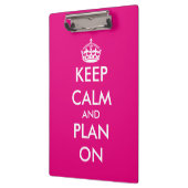 Porte-bloc de planification de mariage Keep calm r (Gauche)