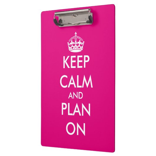 Porte-bloc de planification de mariage Keep calm r (Gauche)
