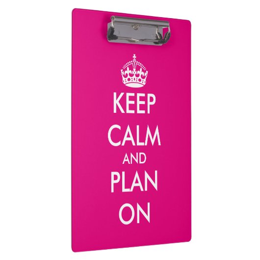 Porte-bloc de planification de mariage Keep calm r (Swatch)