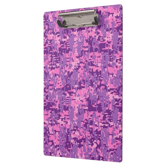 Porte-bloc Déco rose étoile sur le style Camo numérique (Gauche)