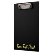 Porte-bloc Décor jaune pastel doux prêt à customiser (Gauche)