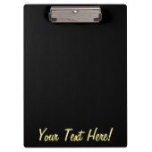 Porte-bloc Décor jaune pastel doux prêt à customiser (Devant)