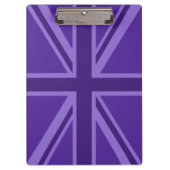 Porte-bloc Décor Union Jack Accent Violet (Devant)