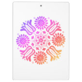 Porte-bloc Décoration de fleurs ombre (Dos)