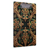 Porte-bloc Décoration Motif en bronze vert (Swatch)