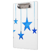 Porte-bloc Décorations de Noël Bleues (Gauche)
