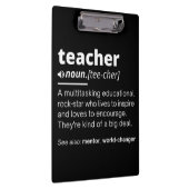 Porte-bloc Définition de l'enseignant - Drôle Enseignant Ense (Swatch)