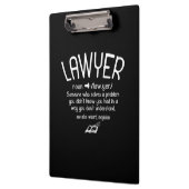 Porte-bloc Définition drôle de l'avocat (Gauche)