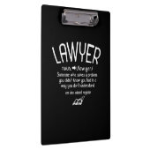 Porte-bloc Définition drôle de l'avocat (Swatch)