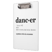 Porte-bloc Définition d'un danseur (Gauche)