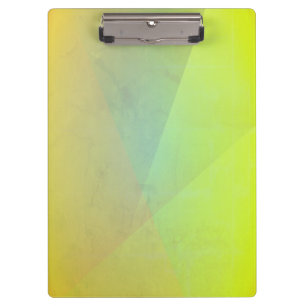 Porte-bloc Dégradé géométrique jaune moderne