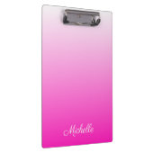 Porte-bloc dégradé personnalisé à deux tons foncé rose chaud (Swatch)