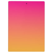 Porte-bloc dégradé rose et orange (Dos)