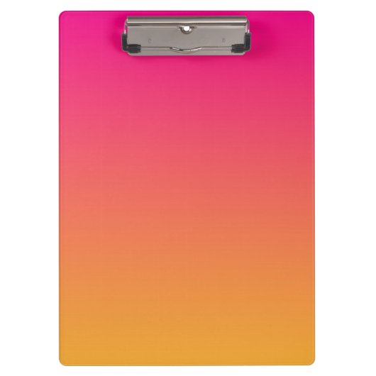 Porte-bloc dégradé rose et orange (Devant)