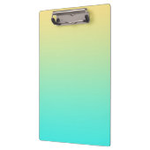 Porte-bloc Dégradé simple pastel jaune turquoise (Gauche)