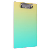 Porte-bloc Dégradé simple pastel jaune turquoise (Swatch)
