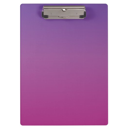 Porte-bloc Dégradé vibrant de pourpre à rose (Devant)