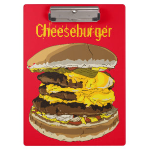 Porte-bloc Délicieux Porte - bloc Cheeseburger