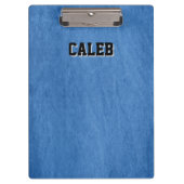 Porte-bloc denim bleu (Devant)