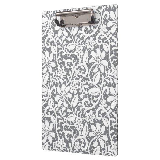 Porte-bloc Dentelle blanche 1 (Gauche)