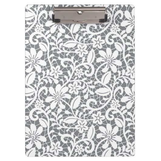 Porte-bloc Dentelle blanche 1 (Devant)