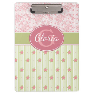 Porte-bloc Dentelle personnalisée et jardin anglais