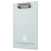 Porte-bloc Dentiste Dents Blanches Bleu Clair (Gauche)