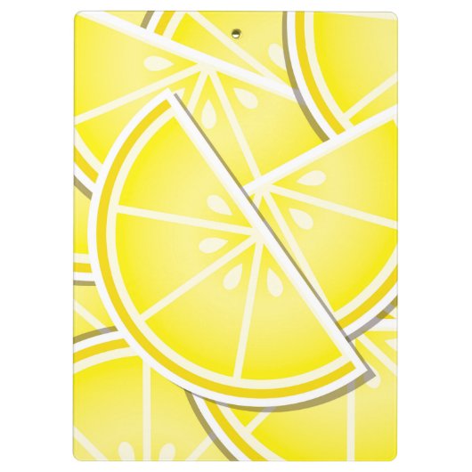Porte-bloc Des coins de citron funky ! (Dos)